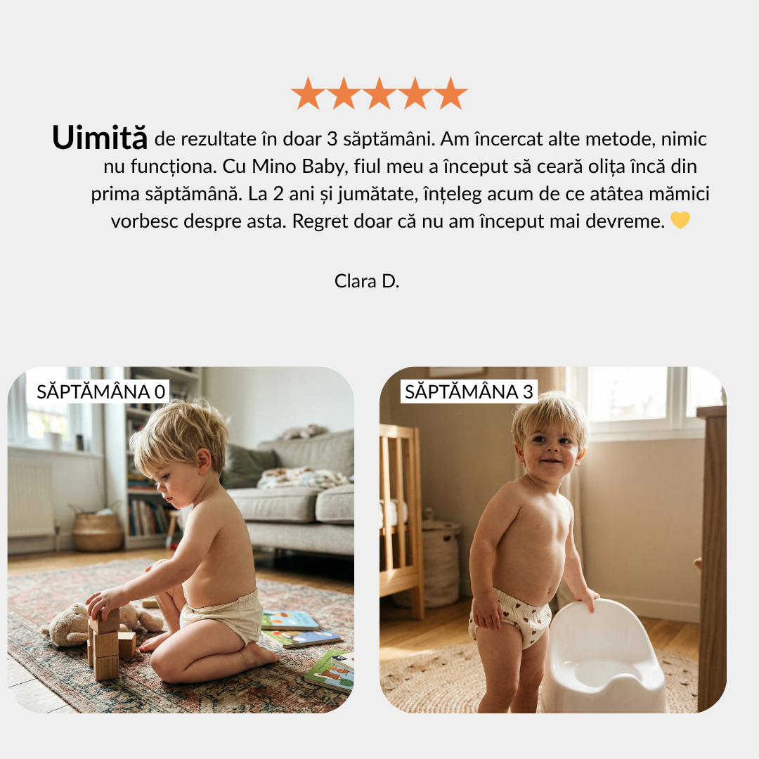 Chiloței de Antrenament - Curat la Oliță în 2-3 Săptămâni - 100% Bumbac Reutilizabil - Ușor de Îmbrăcat de la 18 Luni